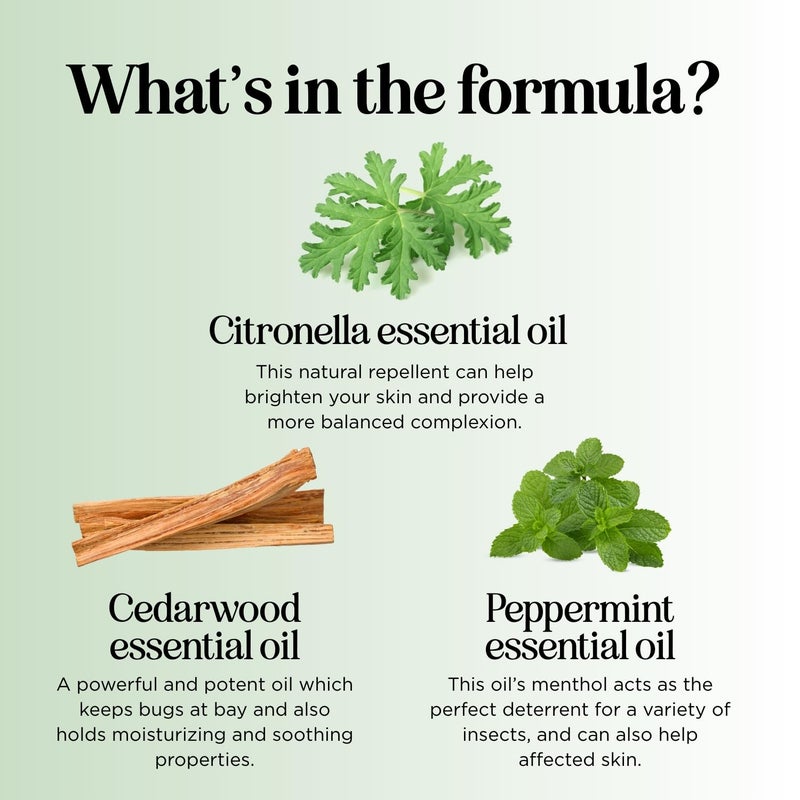 Maple Holistics لوسيون طارد الحشرات للبالغين والأطفال - لوسيون طارد حشرات خالي من DEET للقراد والبعوض - مصنوع من السترونيلا وعشب الليمون - مختبر من قبل أطباء الجلد - رائحة خفيفة نباتية وخالية من القسوة (4 أونصات) - Image 4